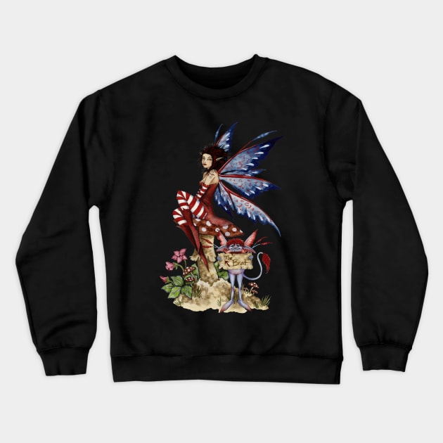 The Brat Crewneck Sweatshirt by AmyBrownArt